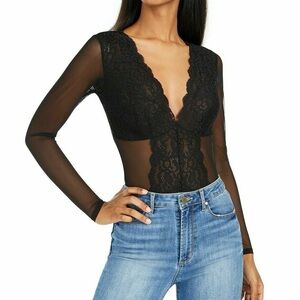 Lingerie Black Lace Bodysuit